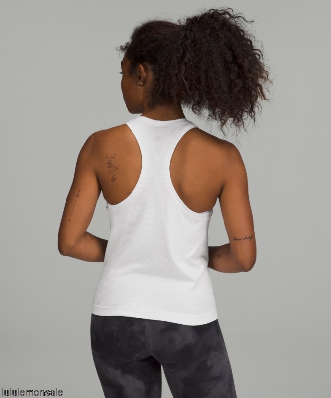 Lululemon Damen DELULU515 | Weiß Swiftly Tech Racerback Tank Top 20 Rennlänge